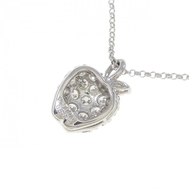 Dây chuyền kim cương PT900/PT850 hình táo 0.52CT - Hàng hiệu Chính hãng 856021