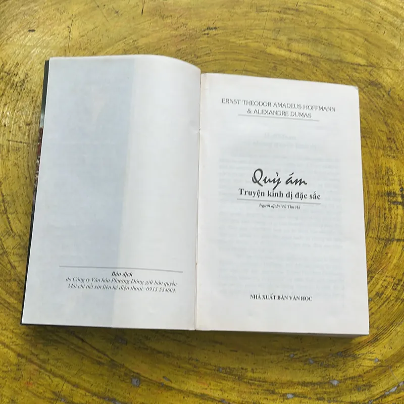 QUỶ ÁM- E.T.A.HOFFMANN and ALEXANDRE DUMAS - TRUYỆN KINH DỊ ĐẶC SẮC 603153