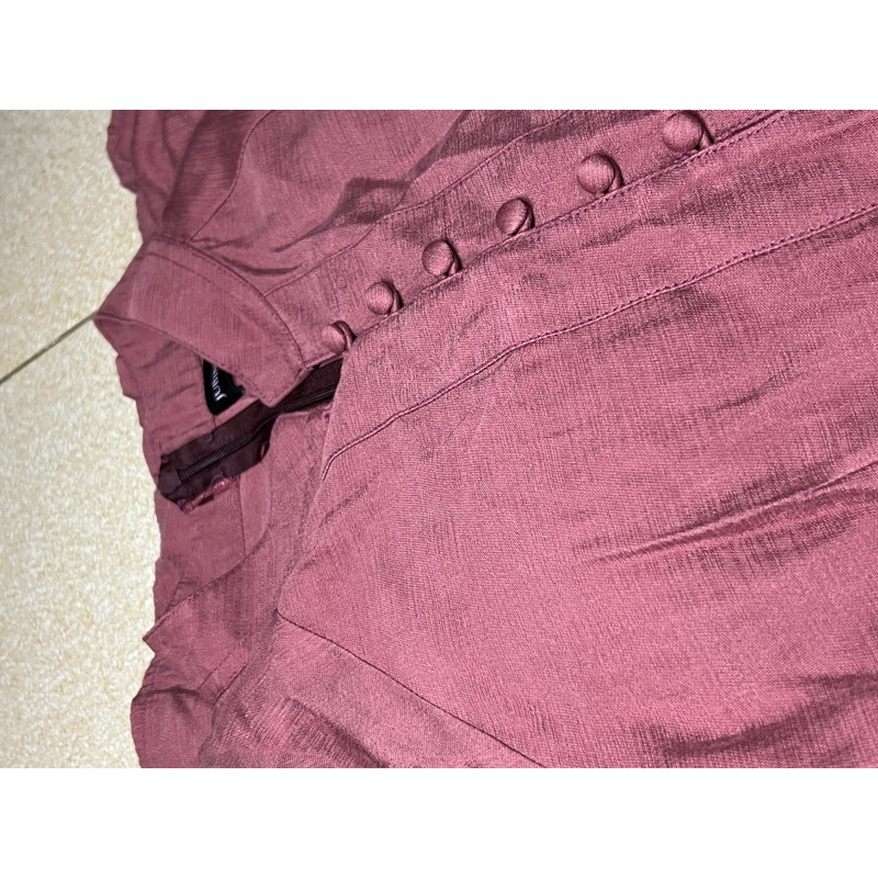 Đầm xếp ly Jubin Studio + size S + màu hồng giá đỗ + chính hãng + đã qua sử dụng 90% 505629