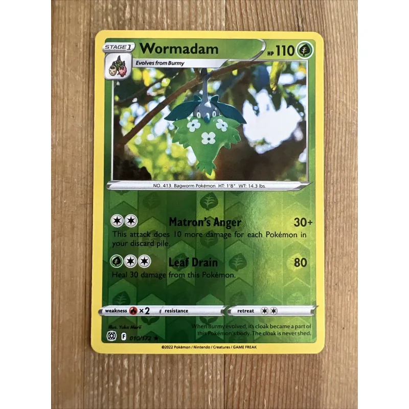 [Thẻ bài Pokemon chính hãng Anh EN]  Wormadam Sword & Shield: Brilliant Stars 010/172 590026