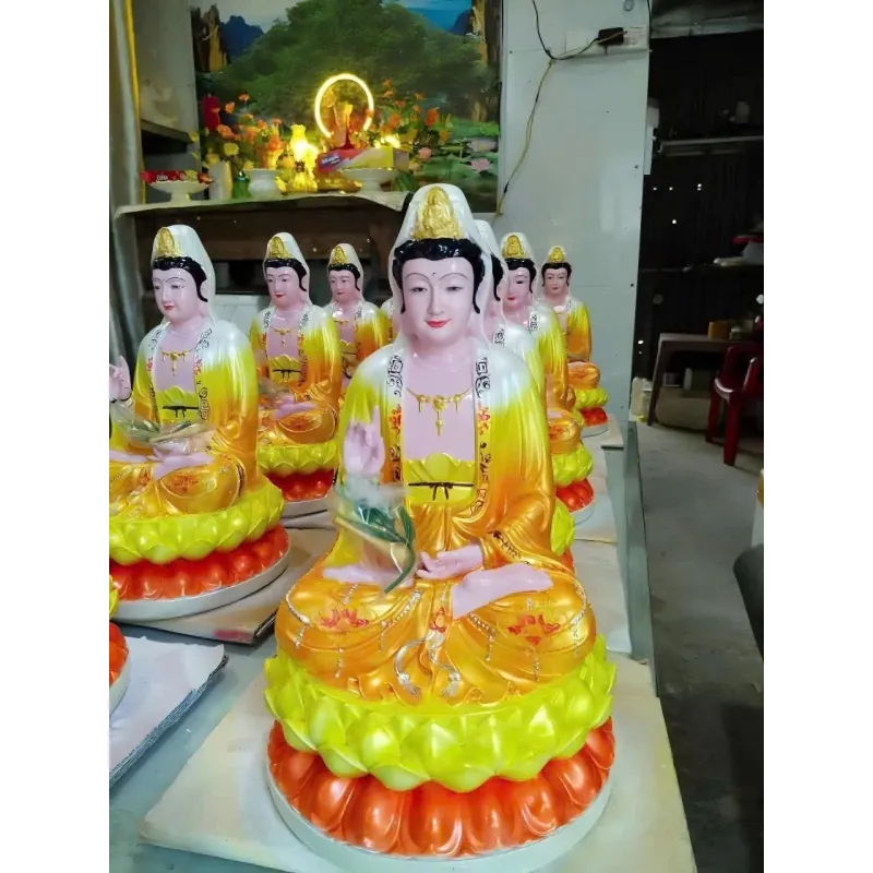 Tượng Phật Quan Thế Âm Bồ Tát Ngồi 30 vàng composite 787166