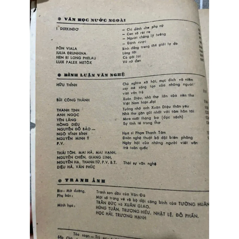 TẠP CHÍ VĂN NGHỆ QUÂN ĐỘI  3.1986 556940