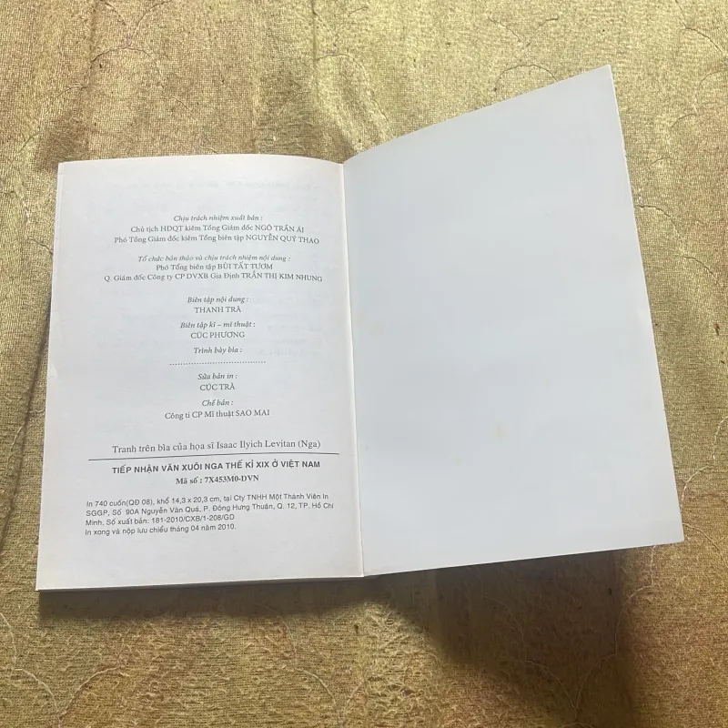 COMBO ĐẤT VỠ HOANG & TIẾP NHẬN VĂN XUÔI NGA THẾ KỈ XIX Ở VIỆT NAM 785753