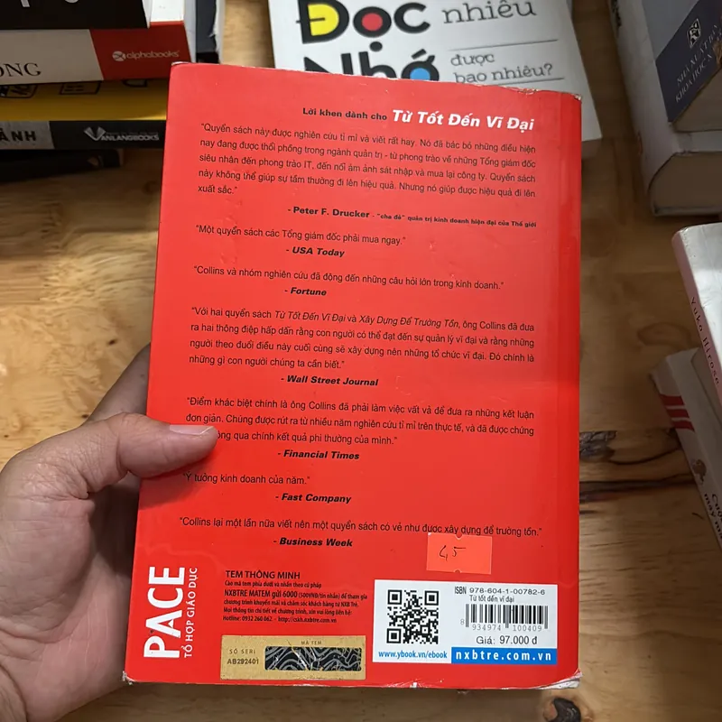 II Sách Kỹ Năng: Từ Tốt Đến Vĩ Đại - JIM COLLINS - 2016 698153