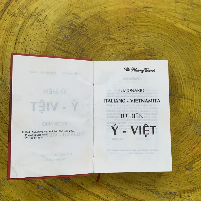 TỪ ĐIỂN Ý - VIỆT - CARLO ARDUINI & NGUYỄN VĂN HOÀN 797292