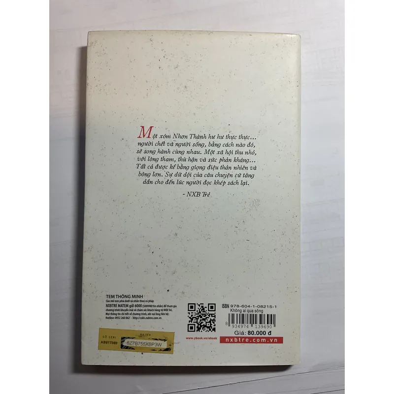 [HIỆN ĐẠI] Không ai qua sông - Nguyễn Ngọc Tư 689766