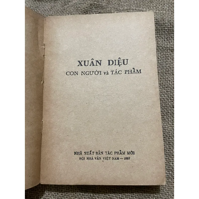 XUÂN DIỆU - CON NGƯỜI VÀ TÁC PHẨM, 1987 570281