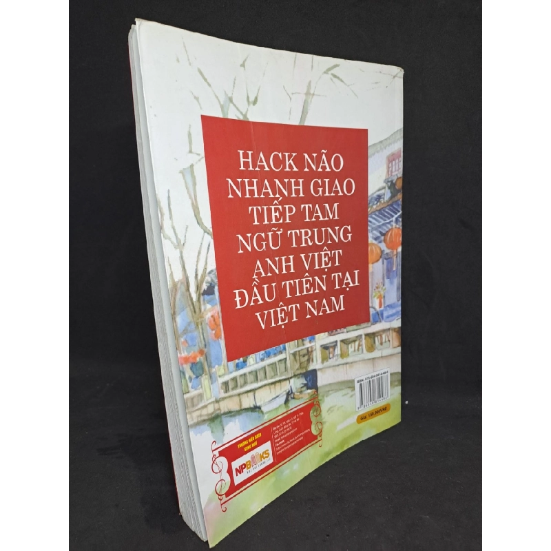 Sách bài tập thực hành của giáo trình tự học tiếng Trung giao tiếp 2019 mới 80% bị gấp nếp bìa sau HCM2107 911877