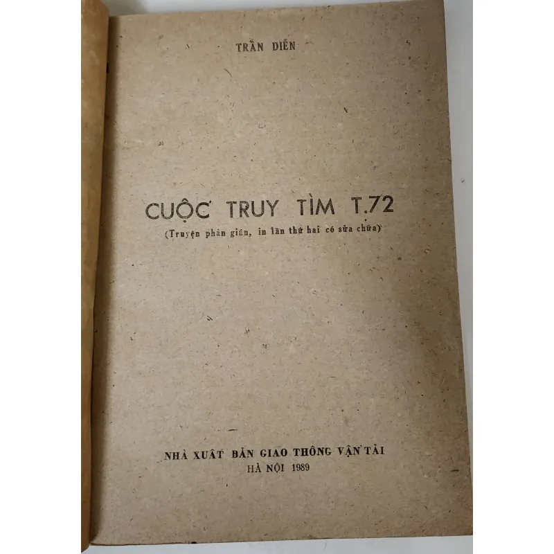 Truyện phản gián của Trần Diễn: CUỘC TRUY TÌM T.72 759100