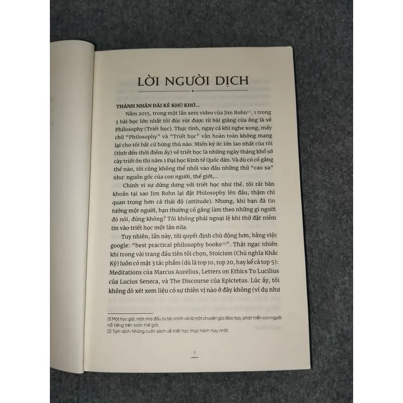 SENECA NHỮNG BỨC THƯ ĐẠO ĐỨC (TRIẾT HỌC THỰC HÀNH: CHỦ NGHĨA KHẮC KỶ TRONG ĐỜI SỐNG TẬP 1) 698972