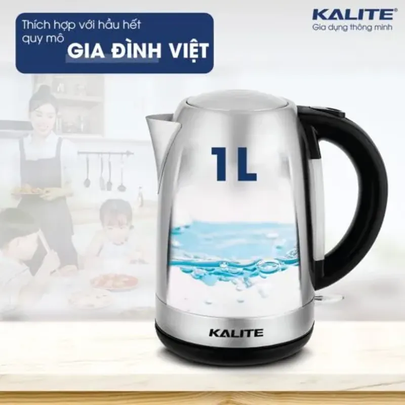 ⚡ ẤM ĐUN SIÊU TỐC KALITE KL-301 – 1.7 LÍT – ĐUN NHANH, AN TOÀN, BỀN BỈ 💧🔥 720939