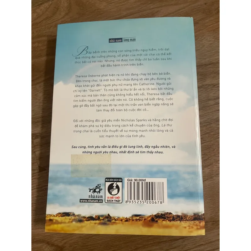 Lá thư trong chai - Nicholas Sparks 1028023
