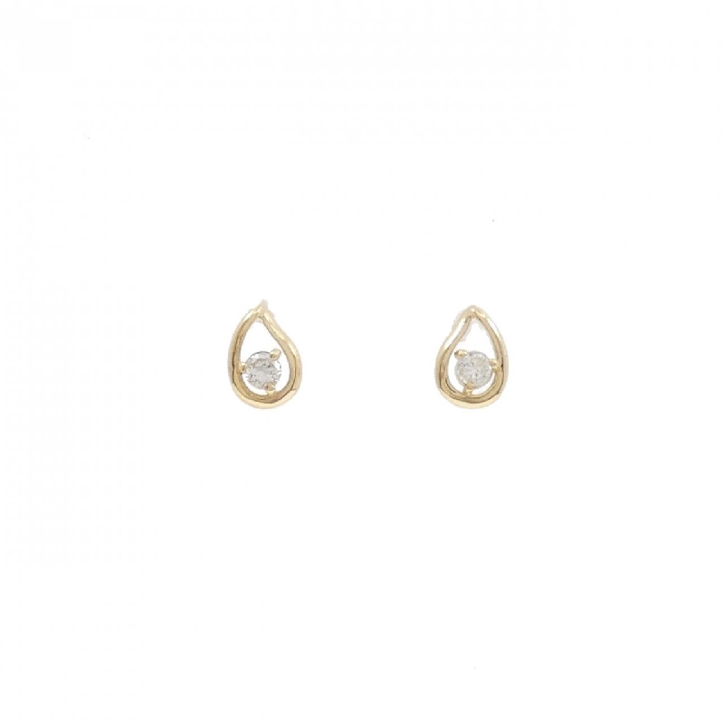 Bông tai kim cương K18YG 0.10CT - Hàng hiệu chính hãng 869274