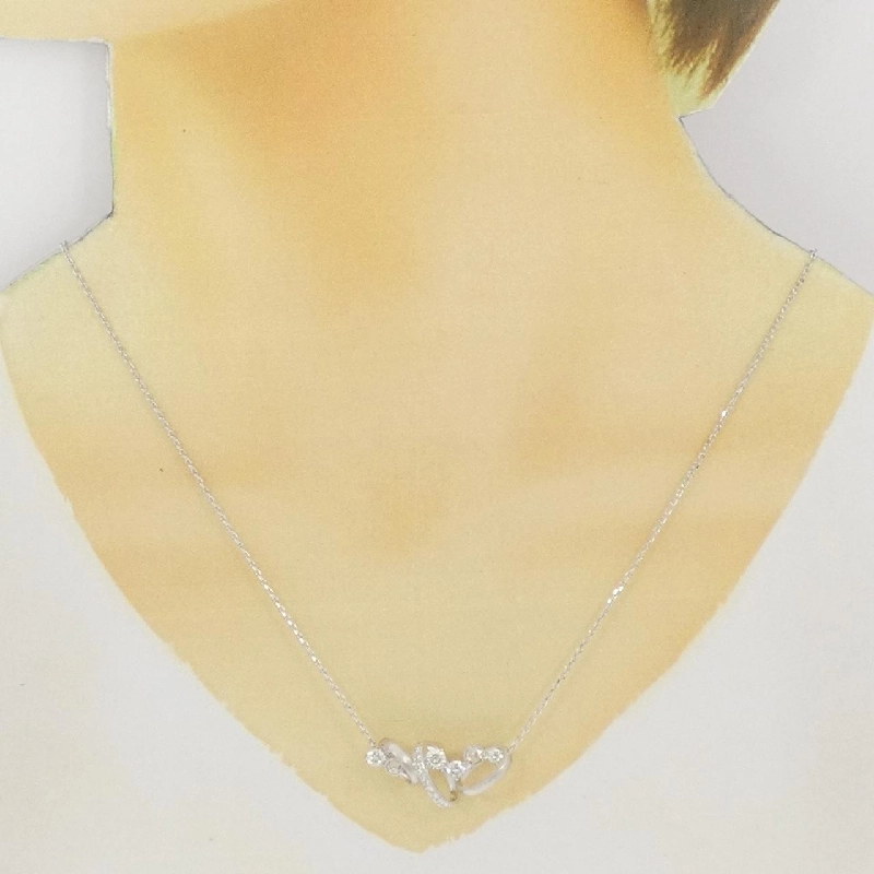 K18WG Dây chuyền kim cương 0.248CT - Hàng hiệu Chính hãng 859878