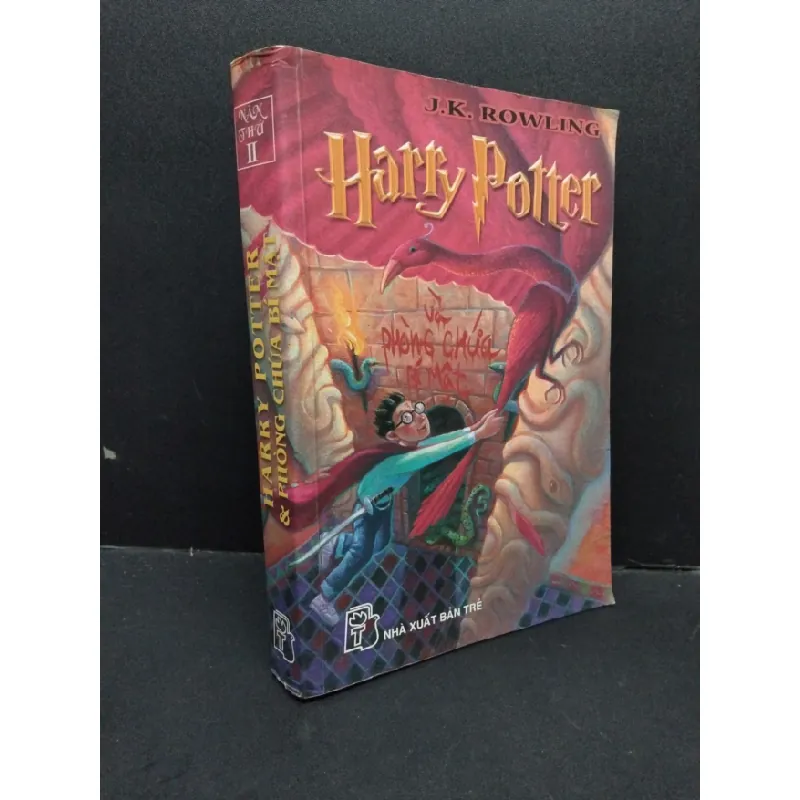 [Sách Cũ SCGR] Harry Potter và phòng chứa bí mật mới 70% bẩn bìa, ố vàng, tróc bìa nhẹ, có chữ viết ít 2005 HCM2410 J.K.Rowling VĂN HỌC 682199