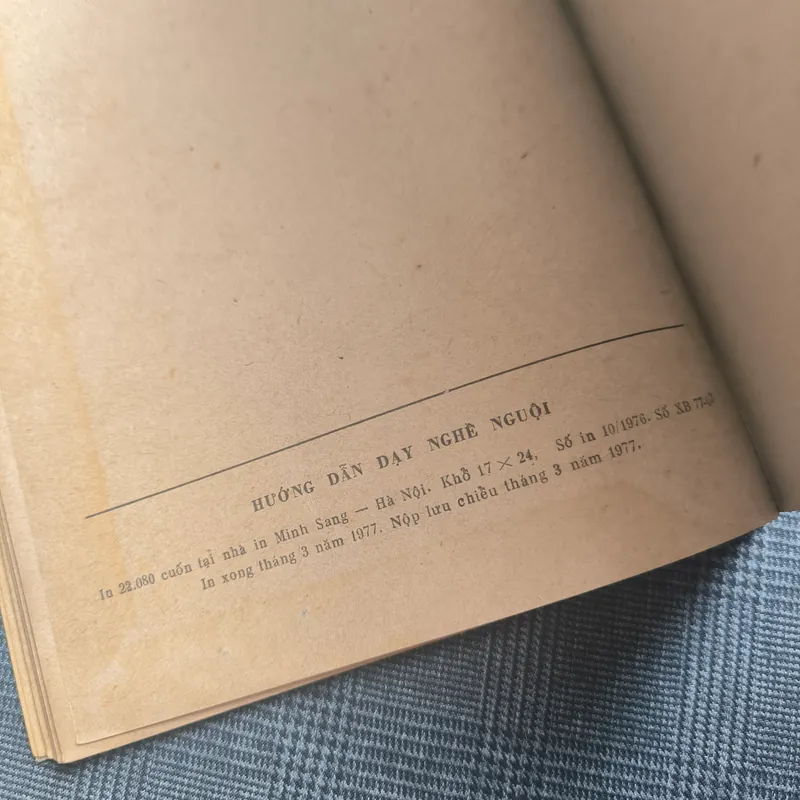 Hướng dẫn dạy nghề nguội - NXB Công Nhân Kỹ Thuật - 1977 655487