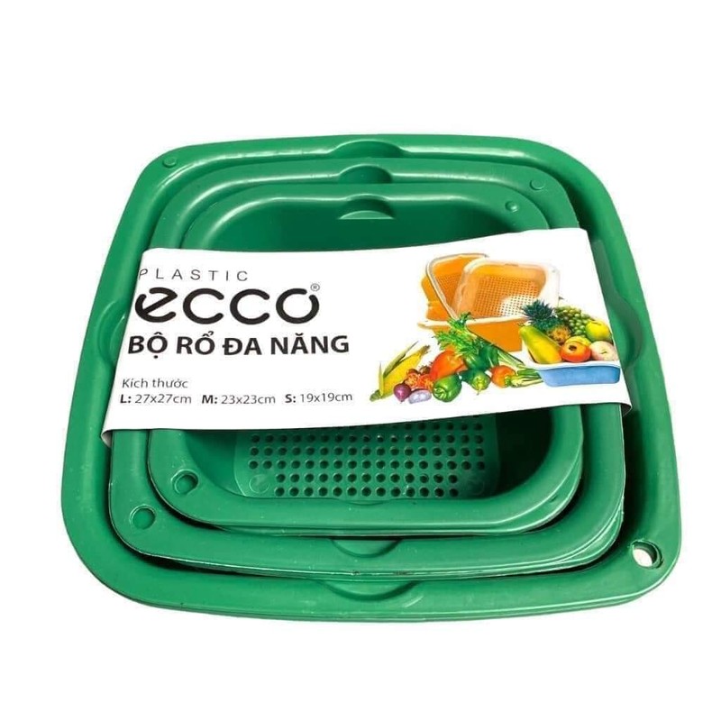 Sét 3 Rổ ecoco , kèm chậu 155352