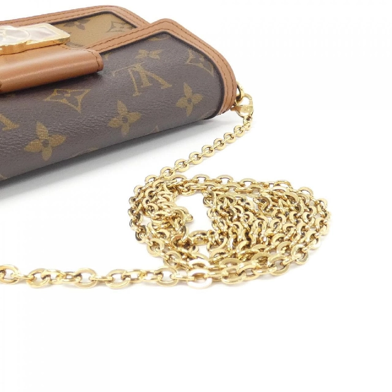 Ví Louis Vuitton Monogram Porte-Feuille Dauphine M68746 Chain Wallet 622863