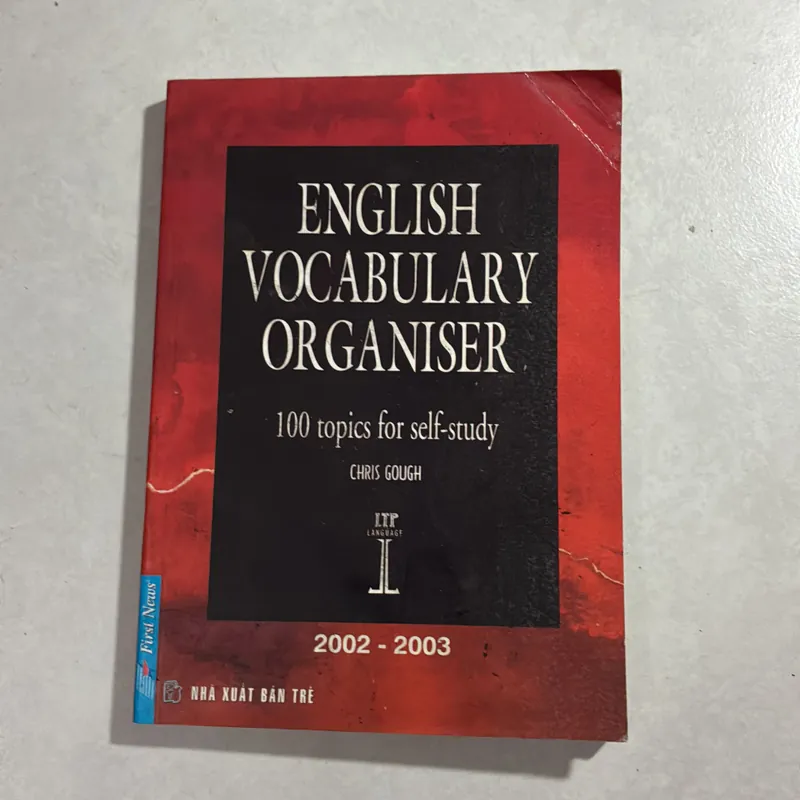 English Vocabulary organiser 720612