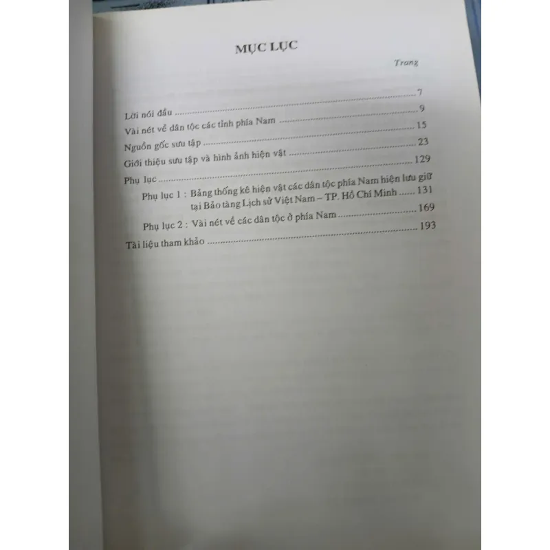 SƯU TẬP HIỆN VẬT CÁC DÂN TỘC PHÍA NAM TẠI BẢO TÀNG LỊCH SỬ VIỆT NAM TPHCM - TRỊNH THỊ HÒA 1021663