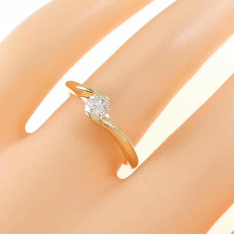 Nhẫn kim cương K18YG 0.265CT D VS1 VG - Hàng hiệu Chính hãng 874199