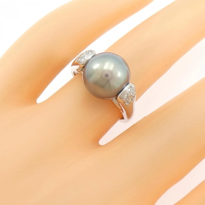 Nhẫn ngọc trai đen PT900 10.3mm - Hàng hiệu Authentic 851367