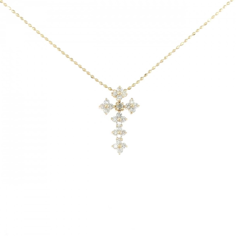 K18PG Đan Chéo × Hoa Nhẫn Kim Cương 0.26CT - Hàng hiệu Chính hãng 860064