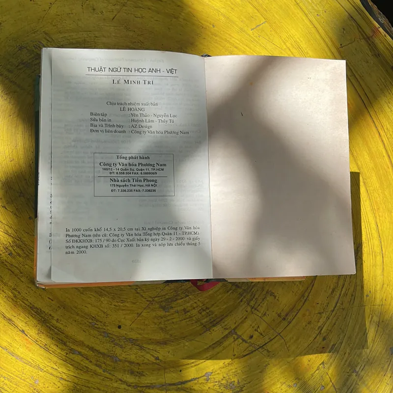 THUẬT NGỮ TIN HỌC ANH - VIỆT ENGLISH- VIETNAMESE DICTIONARY OF COMPUTER TERMS- LÊ MINH TRÍ 702041