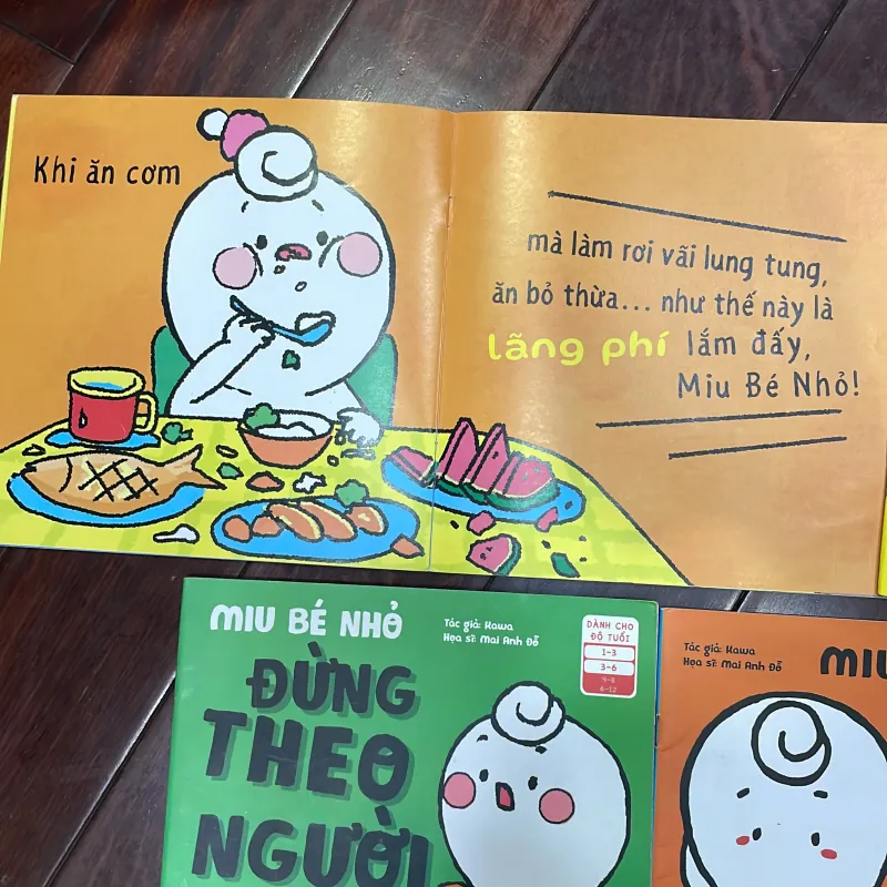 MIU BÉ NHỎ : sách dạy kĩ năng sống cho trẻ mẫu giáo : bộ 5 cuốn  1034666