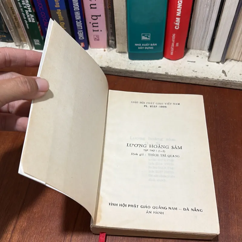 II Sách Phật Giáo: Lương Hoàng Sám (2 Tập) - Trí Quang (Dịch) - PL.2537.1993 778735
