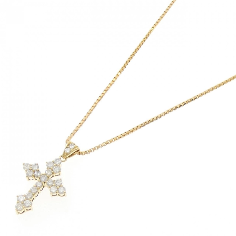 K18YG Dây chuyền kim cương chéo 1.00CT - Hàng hiệu chính hãng 846948