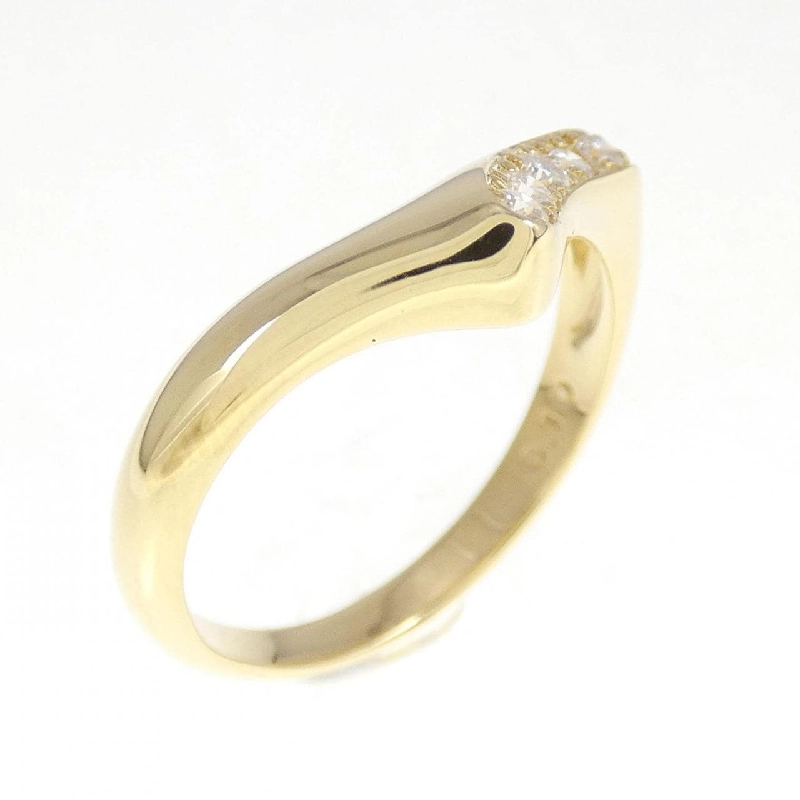 Nhẫn kim cương K18YG 0.10CT 673610