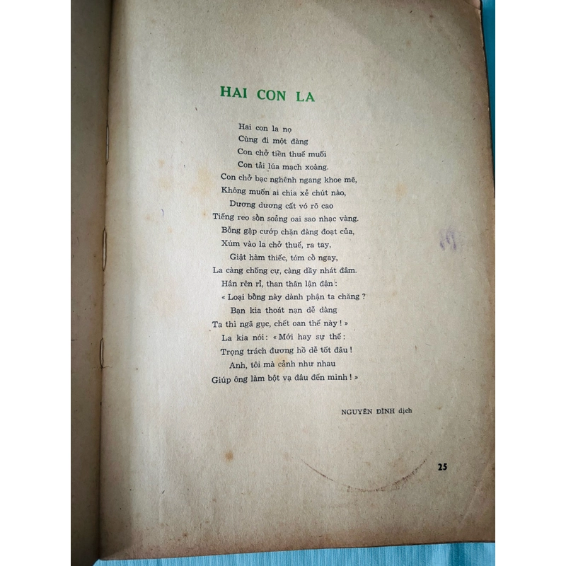 Ngụ ngôn chọn lọc La Fôngten - Fables Choisies 529148