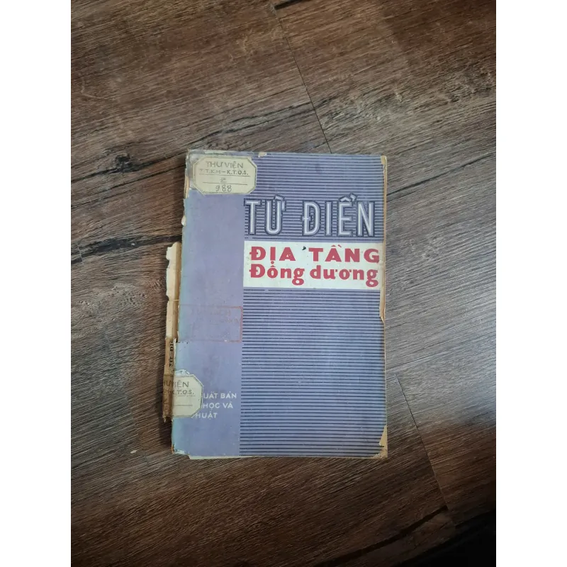 Từ điển Địa tầng Đông Dương - NXB Khoa học và Kỹ thuật - Khoa học/Địa chất 714794