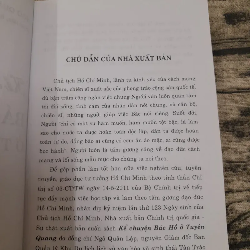 Kể chuyện BÁC HỒ ở Tuyên Quang. TG Ngô Quân Lập 762057