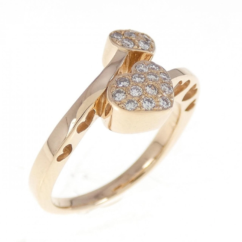 Nhẫn kim cương hình trái tim K18PG 0.17CT 671233