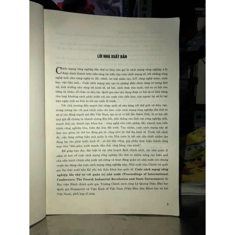Cuộc cách mạng công nghiệp lần thứ tư với quản trị nhà nước 755294