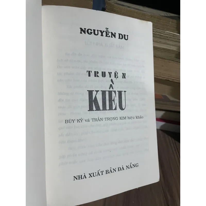 TRUYỆN KIỀU - BÙI KỶ và TRẦN TRỌNG KIM hiệu khảo 737836