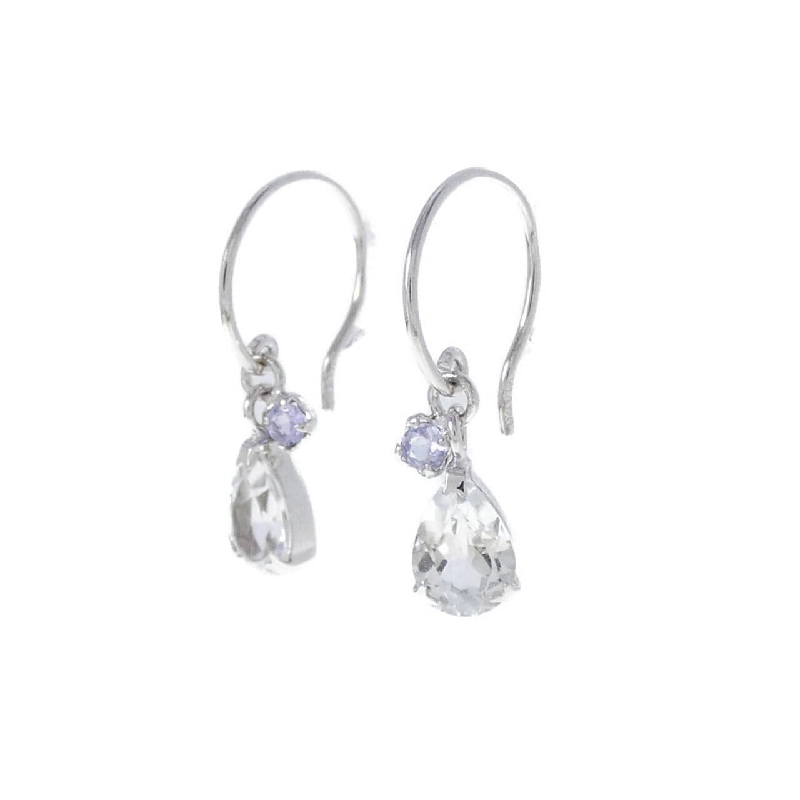 K14WG Bông tai Topaz Trắng - Hàng hiệu Chính hãng 865345