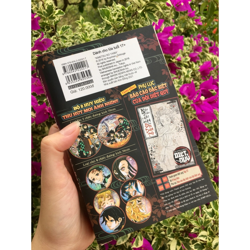 (Ấn bản đặc biệt) Thanh gươm diệt quỷ 22 + Bộ huy hiệu và phụ lục độc quyền 518600
