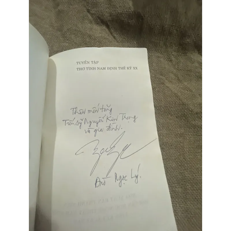 Thơ tình Nam định thế kỷ 20 - thơ Việt Nam chọn lọc  719338