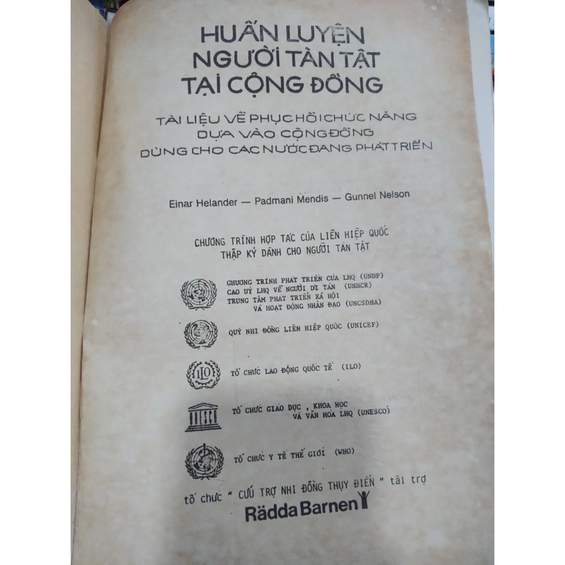  Huấn Luyện Người Tàn Tật Tại Cộng Đồng 500231