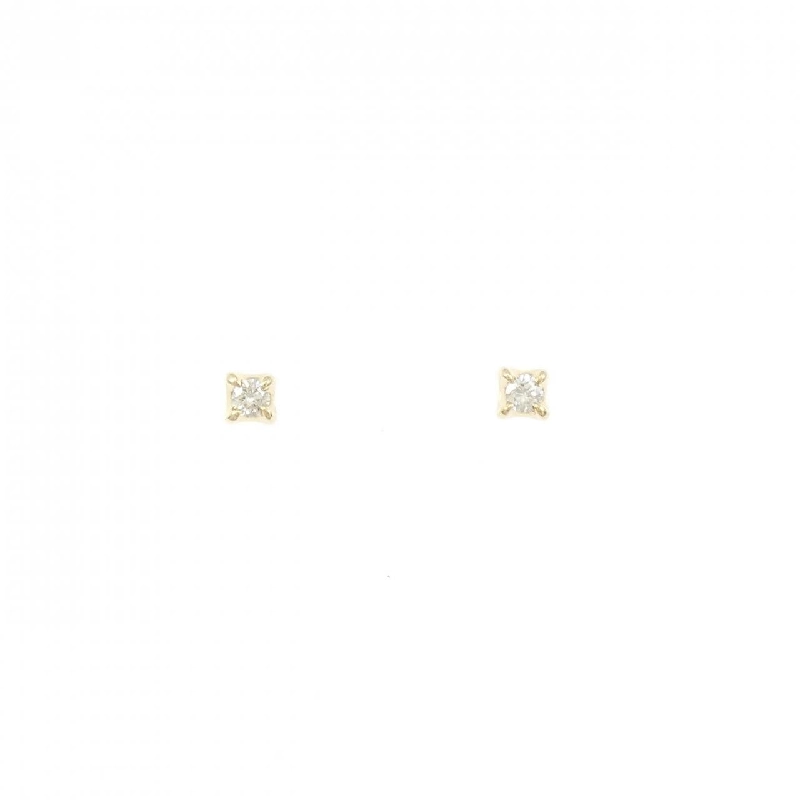 K18YG Solitaire Bông tai Kim cương - Hàng hiệu Chính hãng 867714