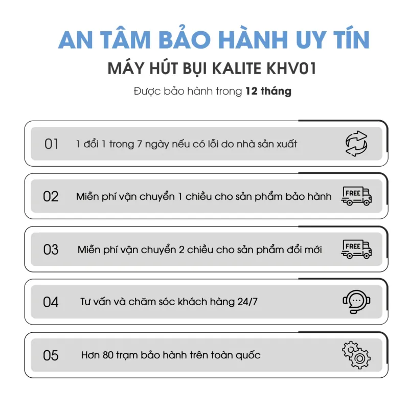 ⚡ Kalite KHV01 – Máy hút bụi gia đình cao cấp | Dọn nhà nhanh 786642