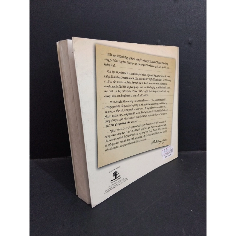 Thư gởi người bận rộn mới 70% ố ẩm có chữ ký trang đầu 2011 HCM2811 Đỗ Hồng Ngọc VĂN HỌC 918299