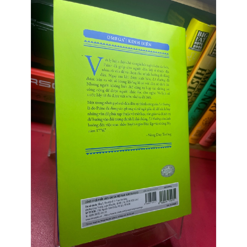 Lẽ thường 2018 mới 90% Thomas Paine HPB1605 SÁCH GIÁO TRÌNH, CHUYÊN MÔN 181160