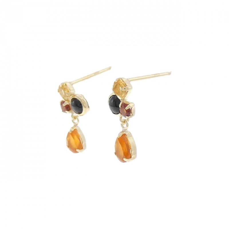 K10YG Đá màu Bông tai - Hàng hiệu Chính hãng 870398