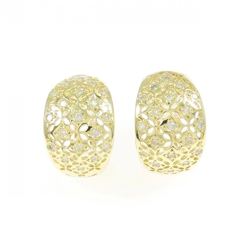 K18YG Bông tai/Khuyên tai Kim cương 0.26CT - Hàng hiệu Chính hãng 870313