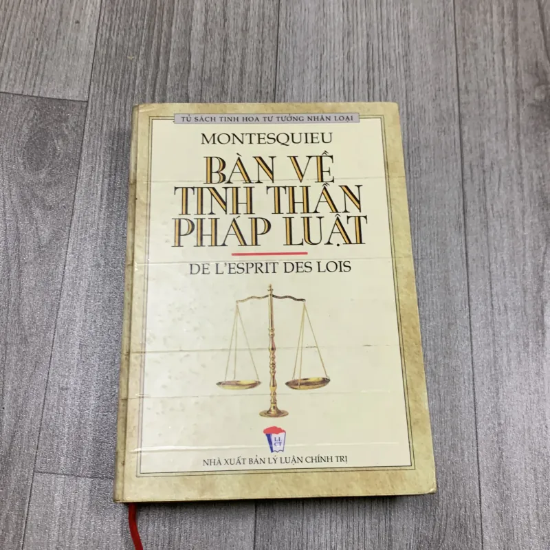 Bàn về tinh thần pháp luật - montesquieu. 7a3 783487