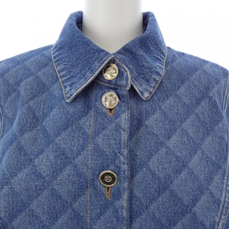 Áo khoác denim CHANEL P73392V65021 631314